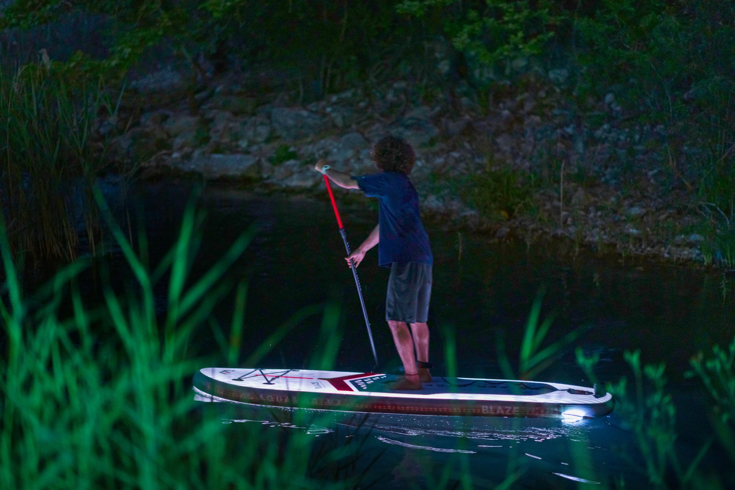 blaze nafukovaci paddleboard aqua marina detail